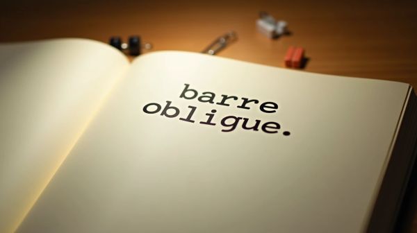 Que faire avec la barre oblique en typographie ?