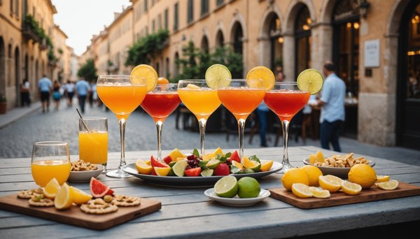 Créez une ambiance estivale avec notre buffet bar à spritz !